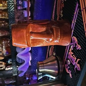 Vintage Trader Dick's Moai Tiki Mug from Nugget Casino Sparks, Nevada
